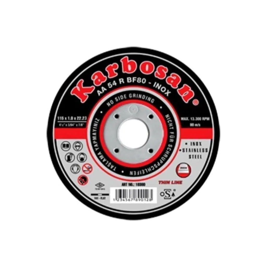 115X1 INOX DÜZ THINLINE KESİCİ KARBOSAN (910380) 25 adt