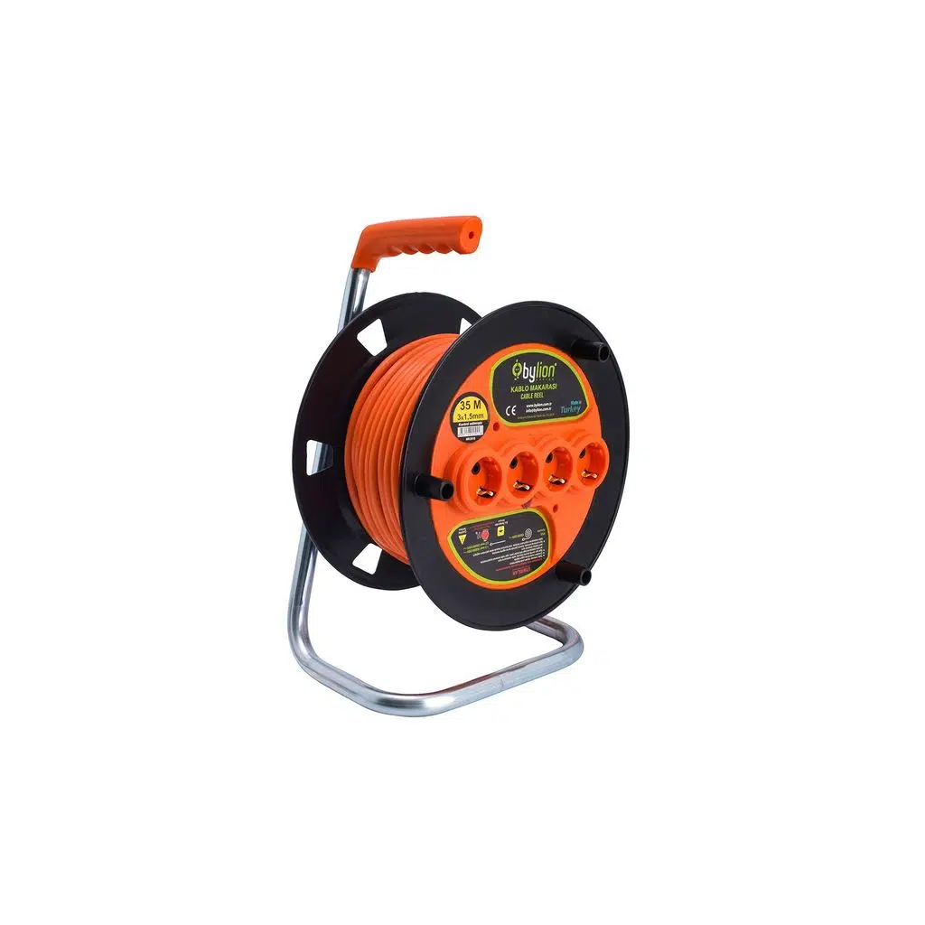 3X2,5 30MT KABLOLU PLASTİK MAKARA 