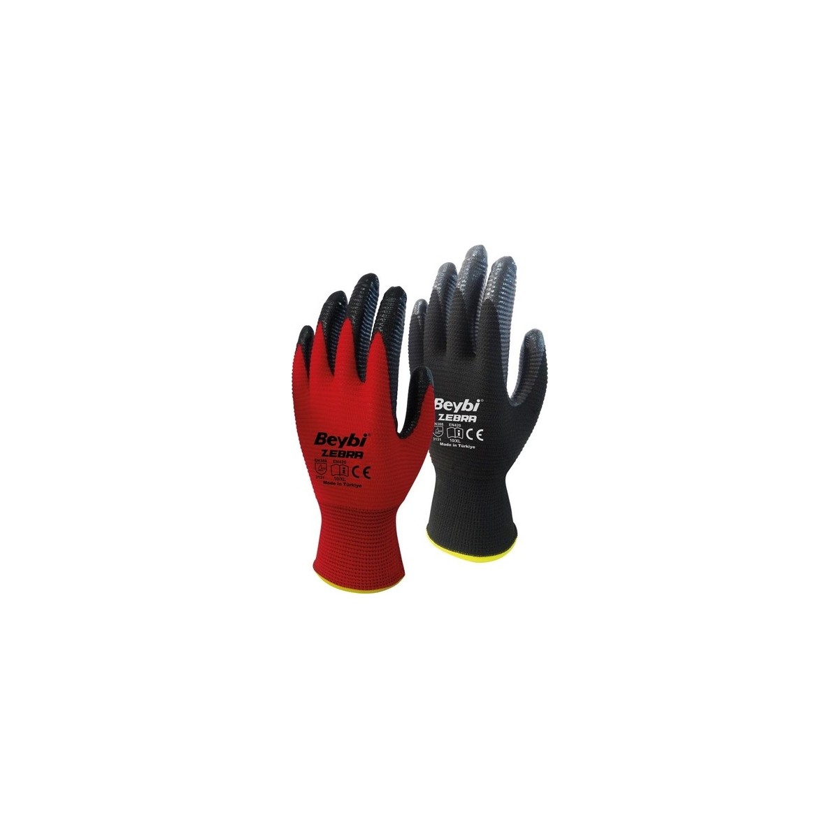 BEYBİ ZEBRA NİTRİL ELDİVEN NO:9 (24 LÜ)
