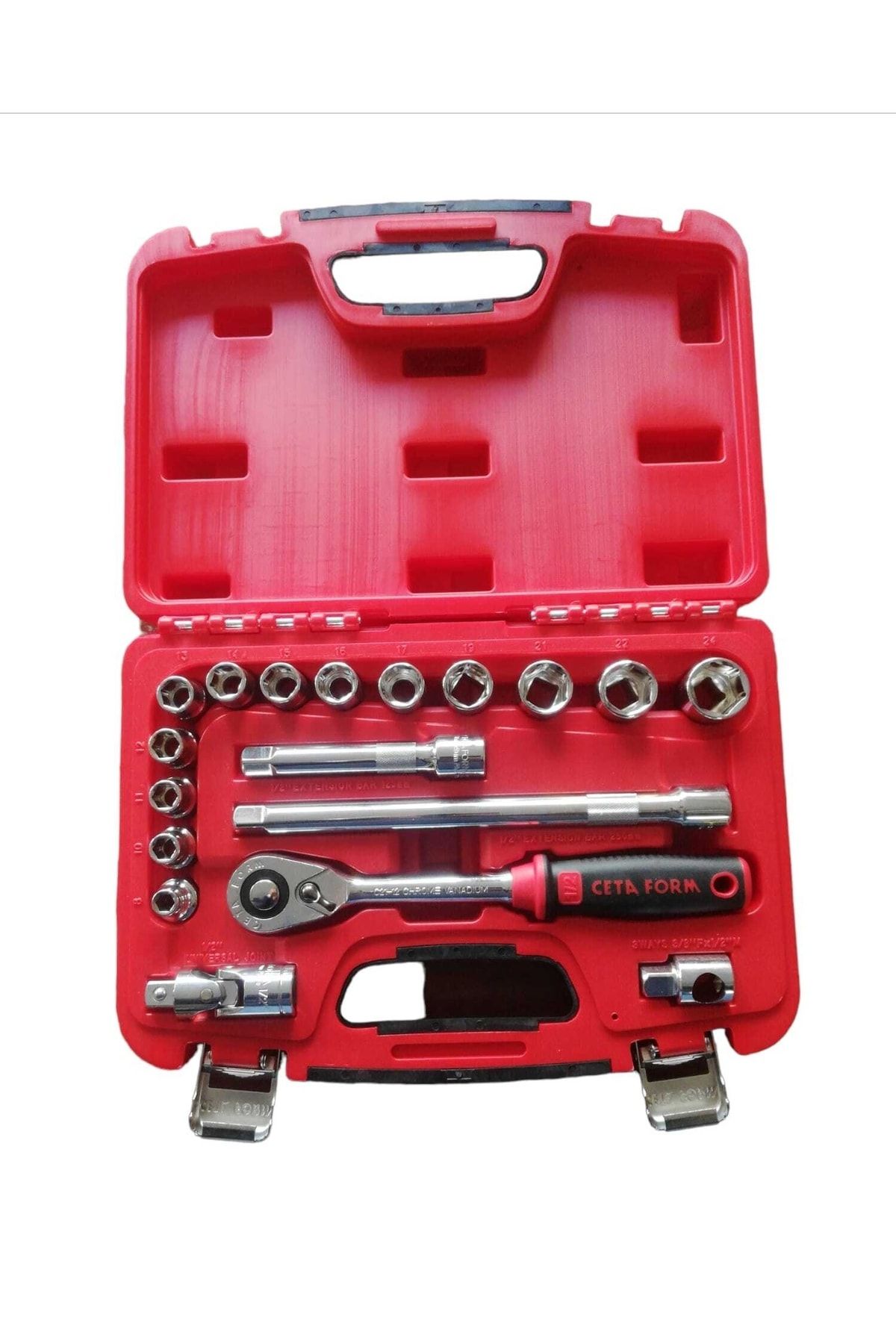 CETA LOKMA SETİ 18 PARÇA 1/2 PLASTİK ÇNT