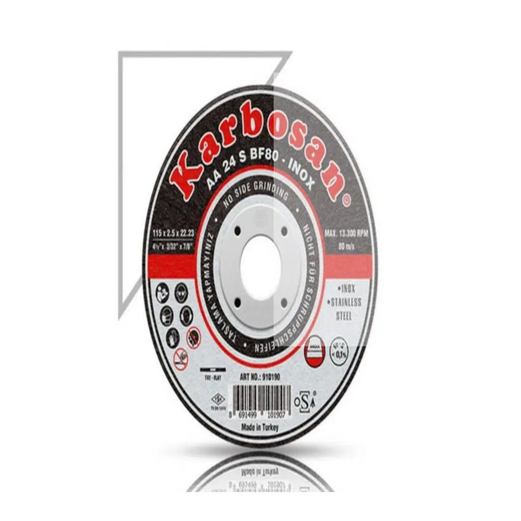 İnox Metal Kesme Taşı 180x1.9x22.23mm- 5 Lİ