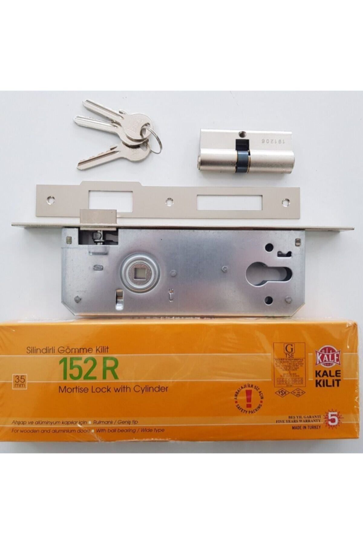 Kale 152 R 35 Mm Nikel Silindirli Dış Kapı Kilidi