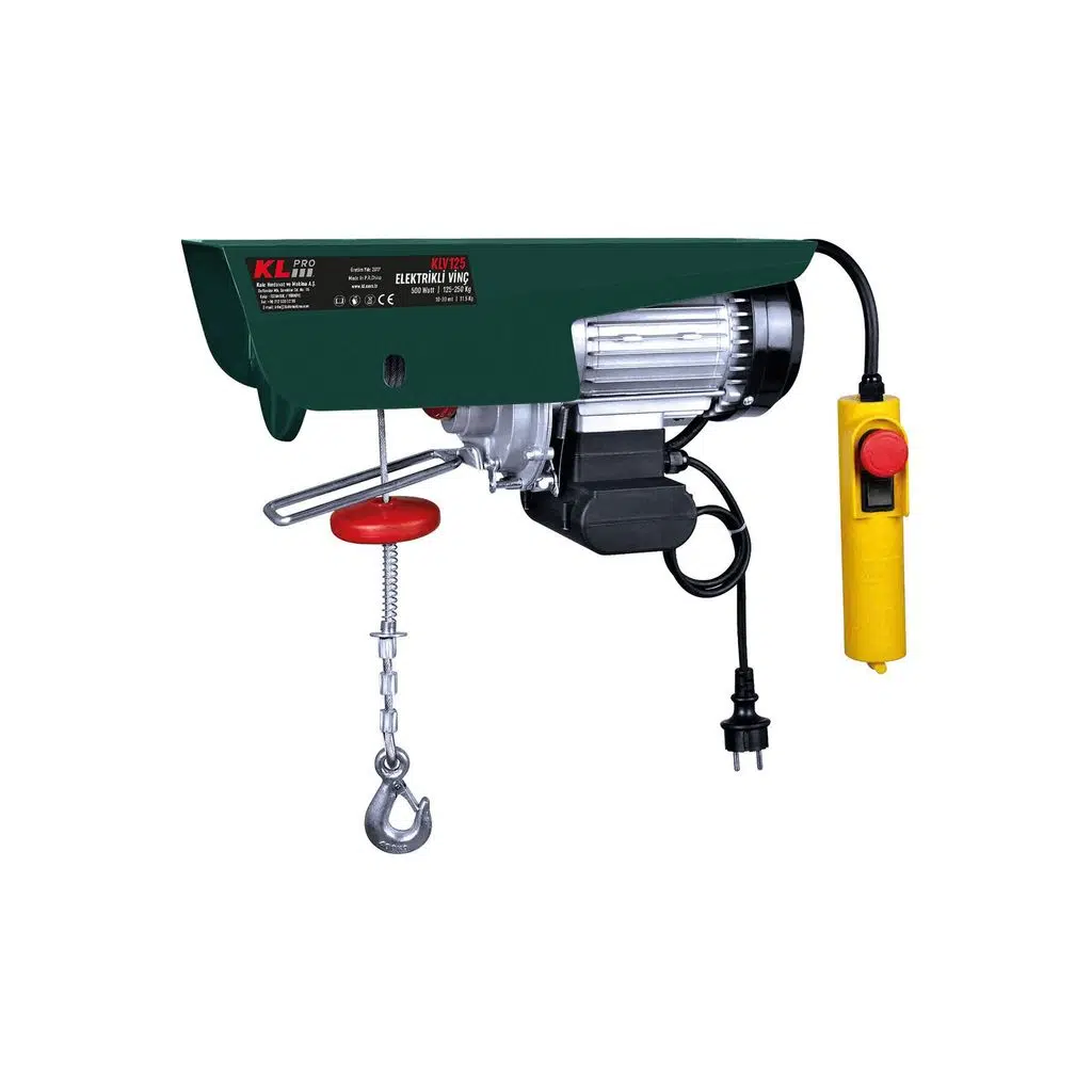 KLV125-125 - 250 KG ELEKTRİKLİ VİNÇ