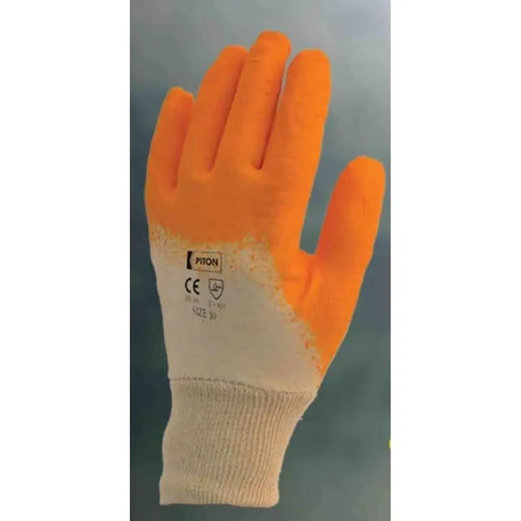 Piton Lateks Iş Güvenliği Eldiveni - 9 Numara -1000 adet
