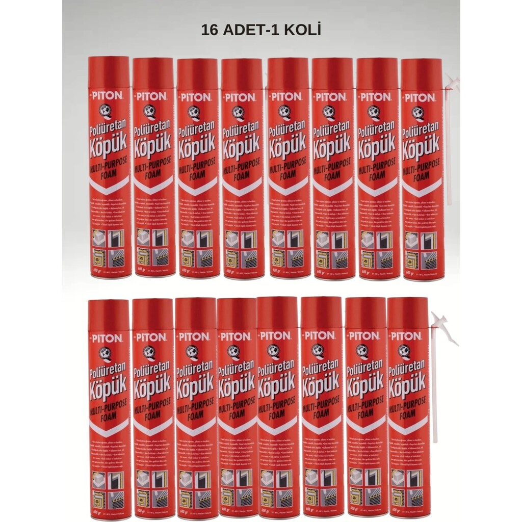 Poliüretan Köpük 600 gr (1 Koli) 16 lı