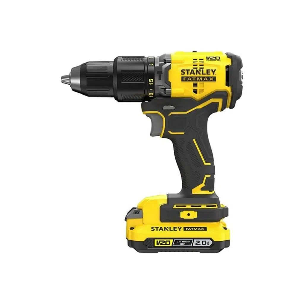 Stanley SBD715D2K 18V 2.0 Ah V20 Li-On Çift Akülü Kömürsüz Darbeli Matkap