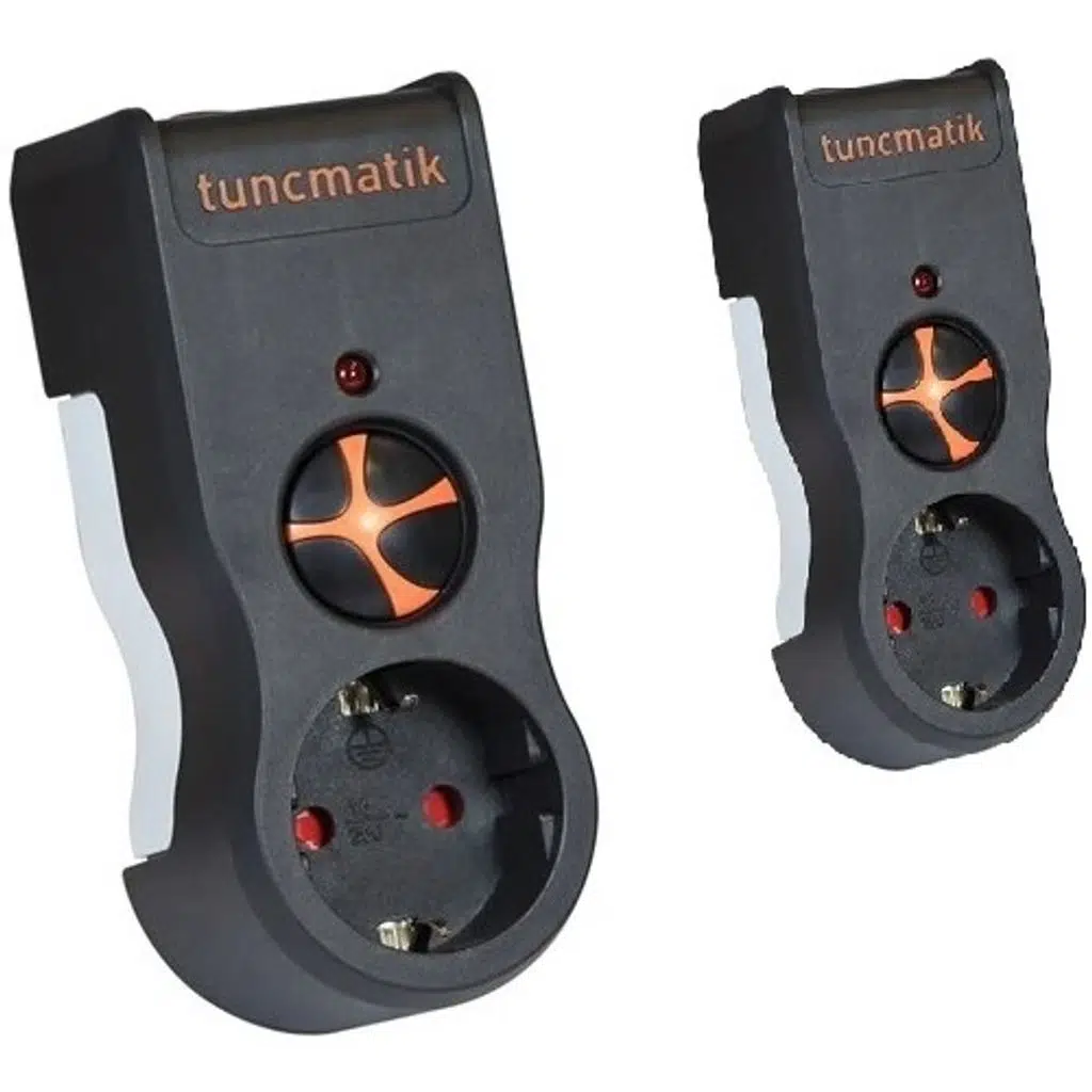 Tunçmatik Enerji Koruma Prizi 1'li Siyah (TSK5079) ( 2 Adet )